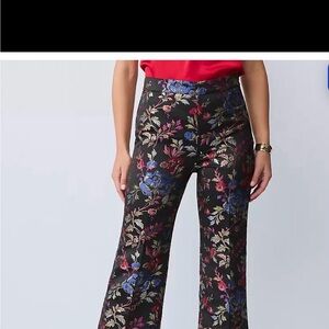 Ann Taylor Multicolor Floral Boot Cut Pants